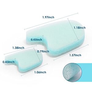 Kimihome 12 Packs Foam Toe Separator，Toe Gasket-Redress Overlapping Toes, Prevent Friction and Release Pressure, Relieve The Pain Caused by Bunions