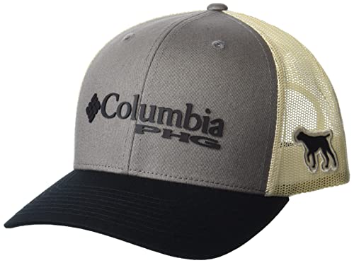 Columbia Unisex PHG Logo Mesh Snap Back - High, Iron/Dog, One Size