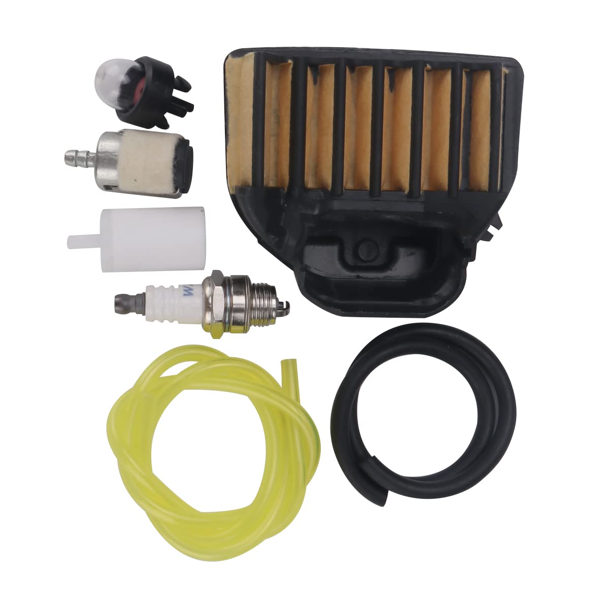 HUYUR Air Filter Fuel Line Filter Tune Up Kit for Husqvarna 455E 455 Rancher 460 461 Replaces 537255701