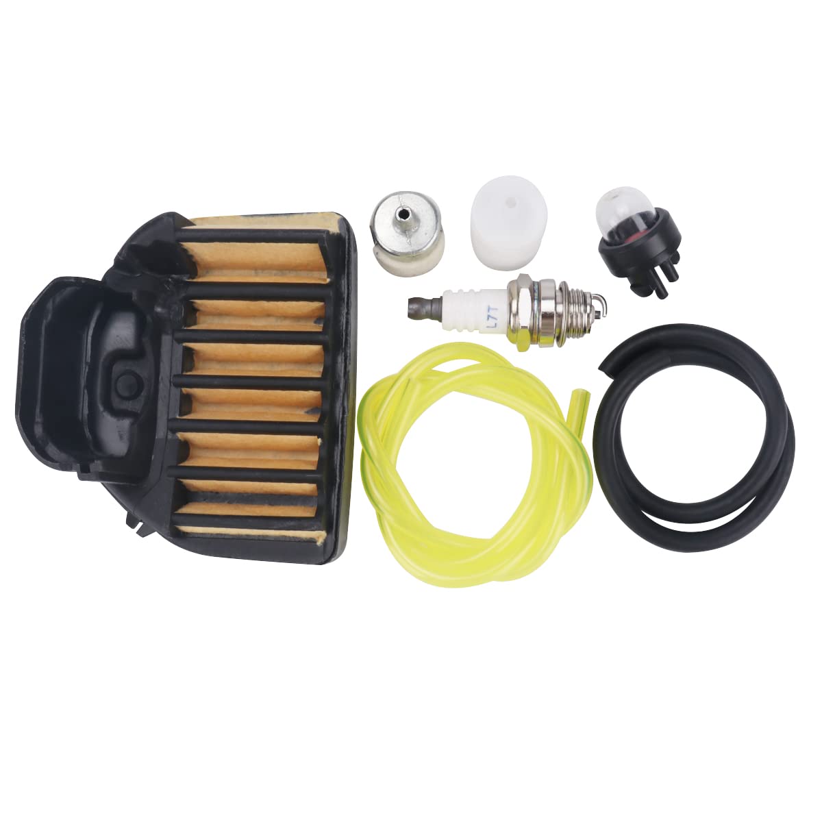 HUYUR Air Filter Fuel Line Filter Tune Up Kit for Husqvarna 455E 455 Rancher 460 461 Replaces 537255701