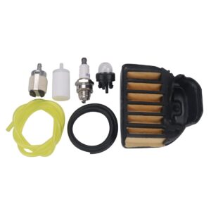 HUYUR Air Filter Fuel Line Filter Tune Up Kit for Husqvarna 455E 455 Rancher 460 461 Replaces 537255701