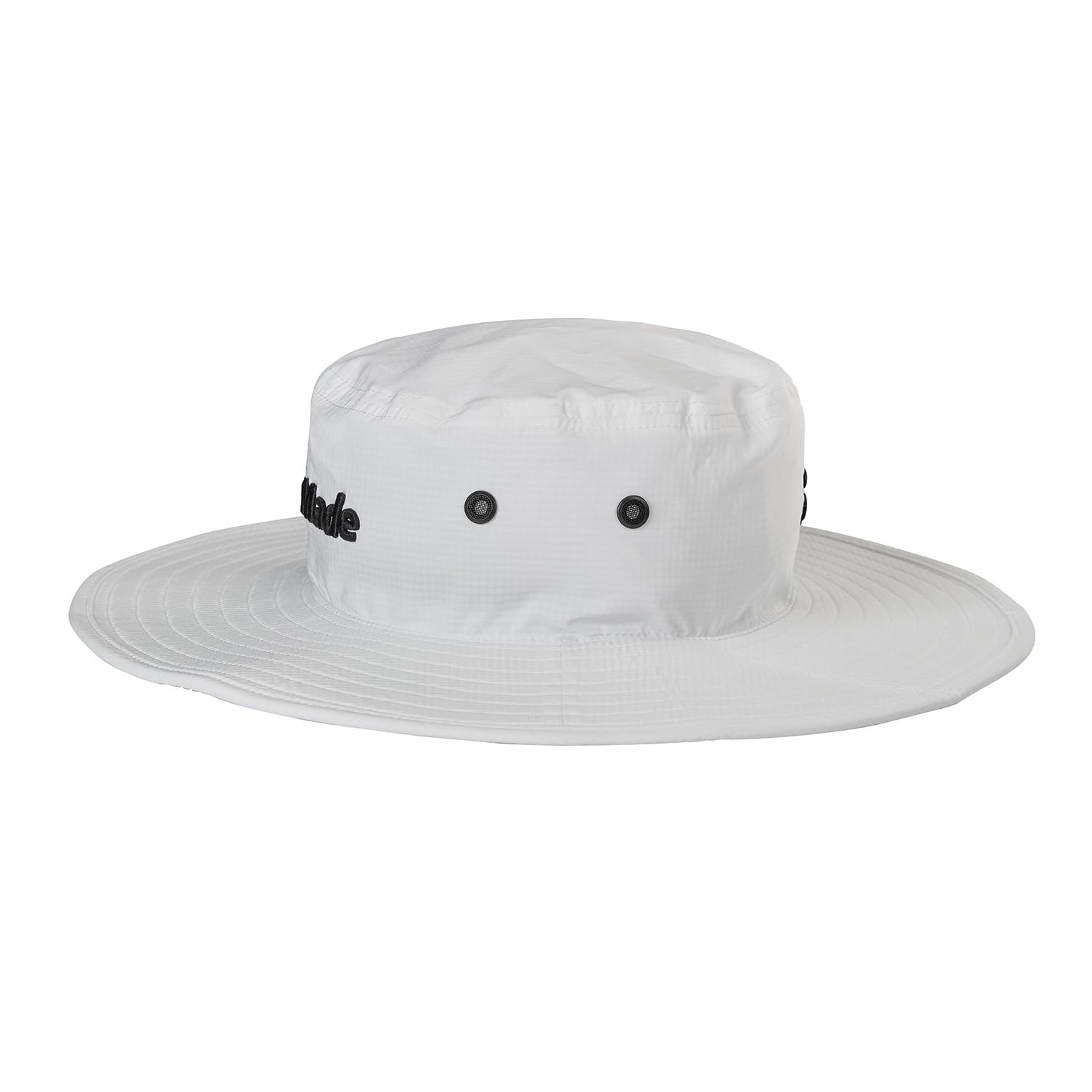 TaylorMade Golf Standard Eyelet Bucket Hat, White, Large/Extra Large