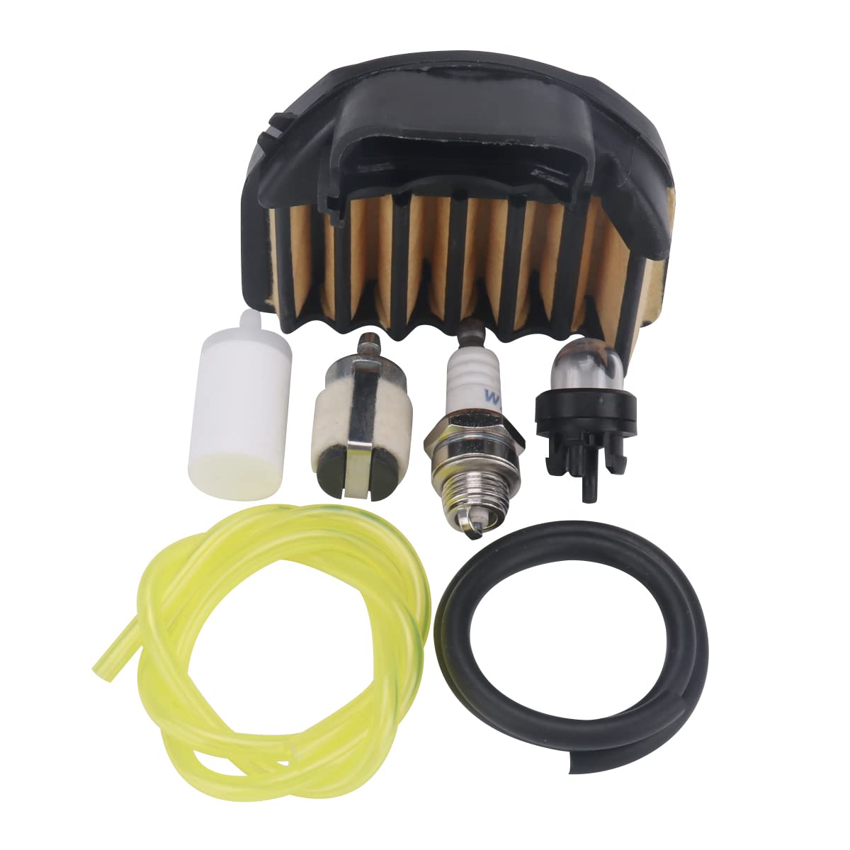 HUYUR Air Filter Fuel Line Filter Tune Up Kit for Husqvarna 455E 455 Rancher 460 461 Replaces 537255701