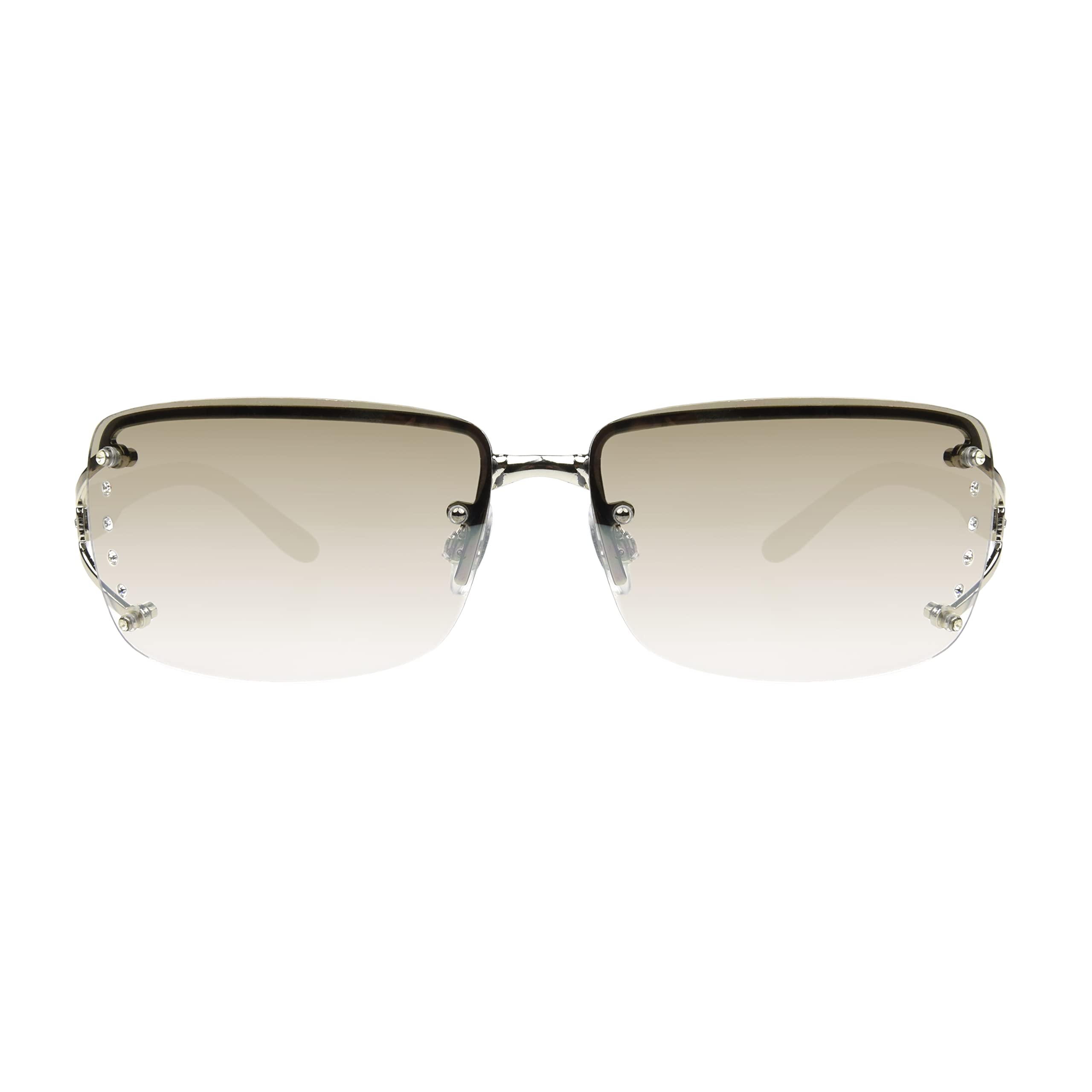 Foster Grant Womens Vera Sunglasses, White, 64mm US