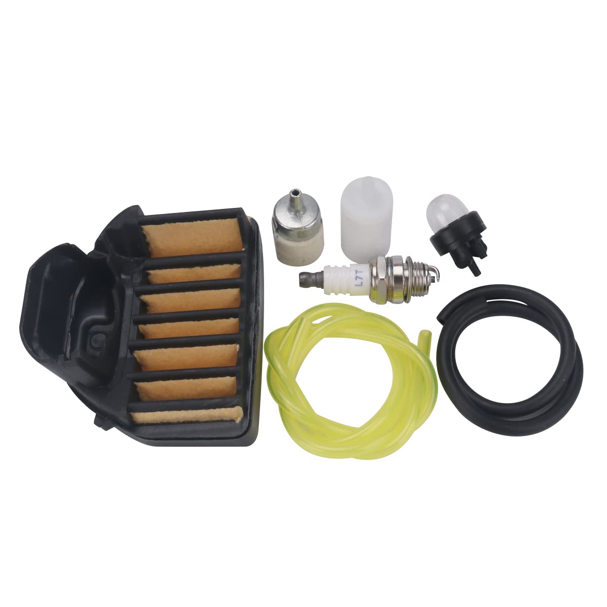 HUYUR Air Filter Fuel Line Filter Tune Up Kit for Husqvarna 455E 455 Rancher 460 461 Replaces 537255701