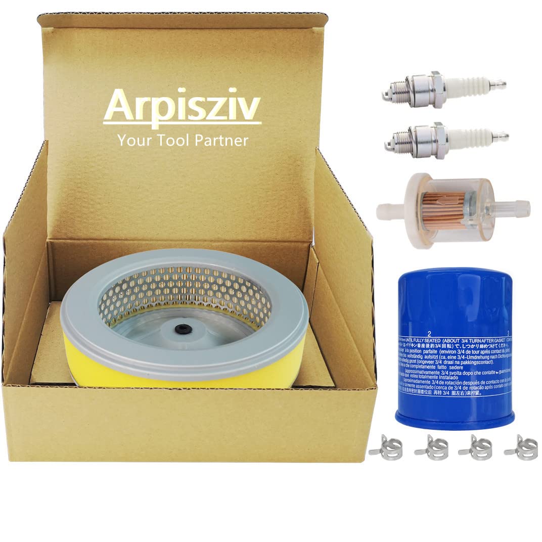 Arpisziv GX630R Air Filter Fit For Hnoda Engine Generator Lawn Mower GX630 GX660 GX690 Oil Filter Fuel Filter Spark Plug17210-Z6L-010 Replacement Parts