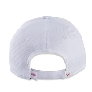 Callaway Golf Women's Liquid Metal Collection Headwear (White/Violet Neon)