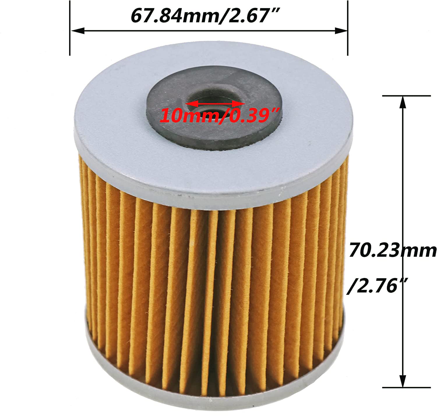 JEENDA X2 Transmission Filters Includes o-ring Compatible with Hydro Gear 71943 Ferris 5101987X2 5101987X2YP Scag HG71943 Bad Boy 063-1070-00 Gravely 21548300 ZT-5400 (2)