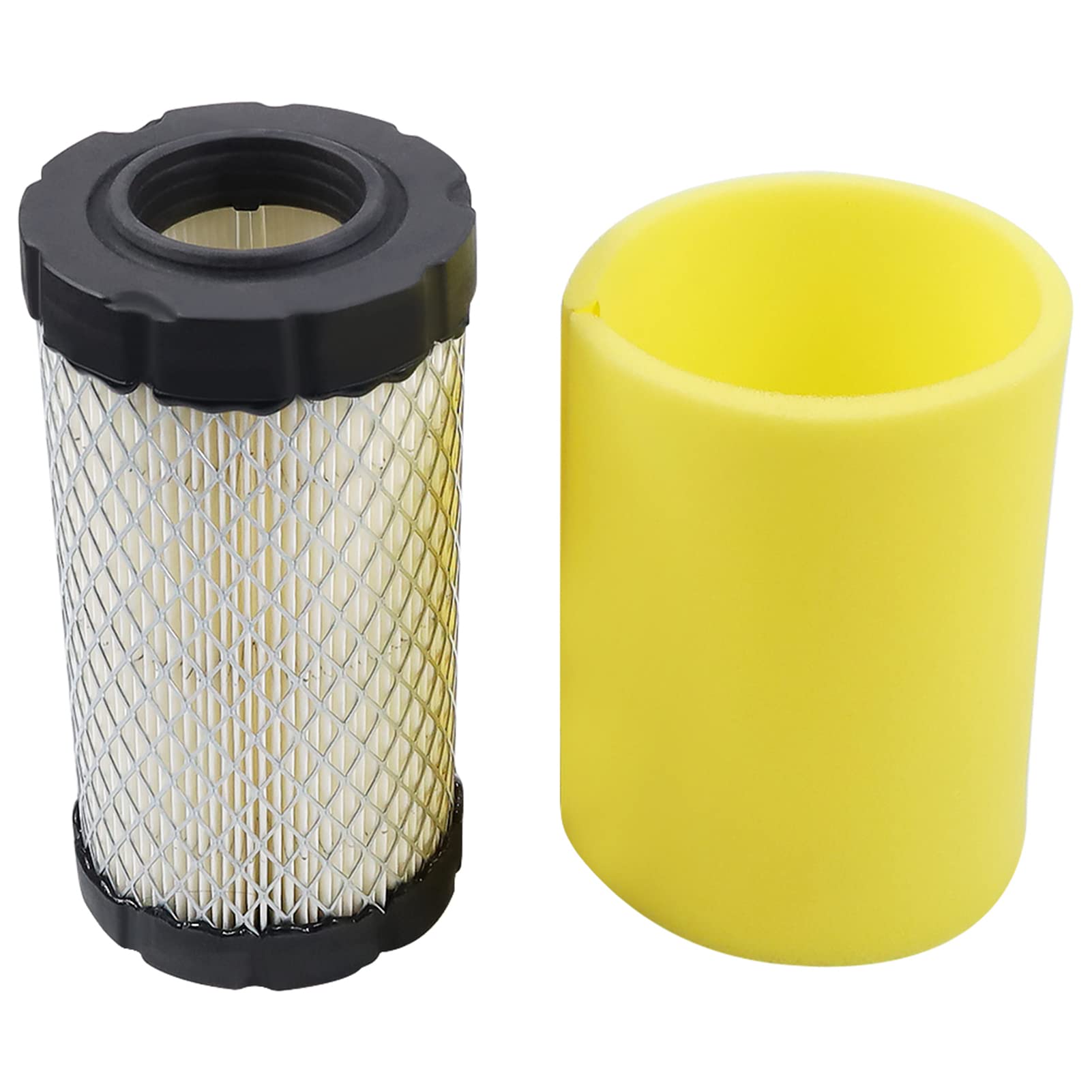 793569 793685 Air Filter for B&S 793569 4241 5415 John Deere GY21055 MIU11511 D110 E110 LA125 LA115 Craftsman YT3000 LT2000 793569 Husqvarna Ariens Troybilt MTD 17.5hp-21hp Engine Lawn Mower Tractor