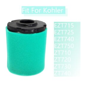 Arpisziv EZT740 EZT750 Air Filter Fit For Koh-ler EZT715 EZT725 ZT710 ZT720 ZT730 ZT740 Confidant Gasline Engine Replacement 16 083 01-S