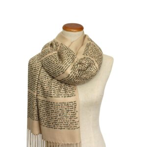 Universal Zone Darcy's Letter to Elizabeth from Pride and Prejudice by Jane Austen Shawl Scarf Wrap