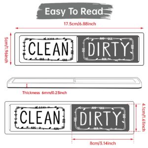 Dirty Clean Dishwasher Magnet,Dishwasher Magnet Clean Dirty Sign Magnet for Dishwasher Dish Bin That Says Clean or Dirty Dish Washer Refrigerator for Kitchen Organization and Storage Necessities