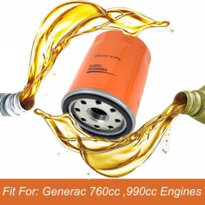 Arpisziv Air Filter 0C8127 Tune Up Kit Oil Filter 070185E Fit For Ge-nerac 13kw-17kw Generators 760cc 990cc Engines