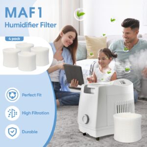 LBLVBNEWD 4 Pack MAF1 Humidifier Wicking Filters Compatible with AIRCARE & MoistAIR & Kenmore Essick Air MAF1, Fits humidifier Model Numbers MA0950, MA1200, MA1201, MA09500, MA12000, MA12001, MA12010