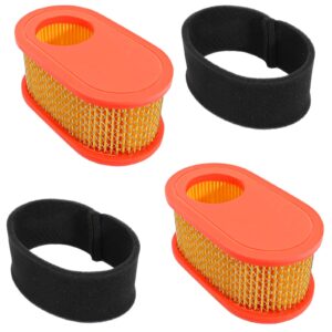 liyyds 2pcs filter compatible with craftsman huskee mtd troy bilt 751-12260 937-05065 937-05065a 951-12256 951-12260 cc30 cc760 cc760es ls27cc ls33cc cs2210 33904 lt1500 r1000 rer1000 t1000 t1200