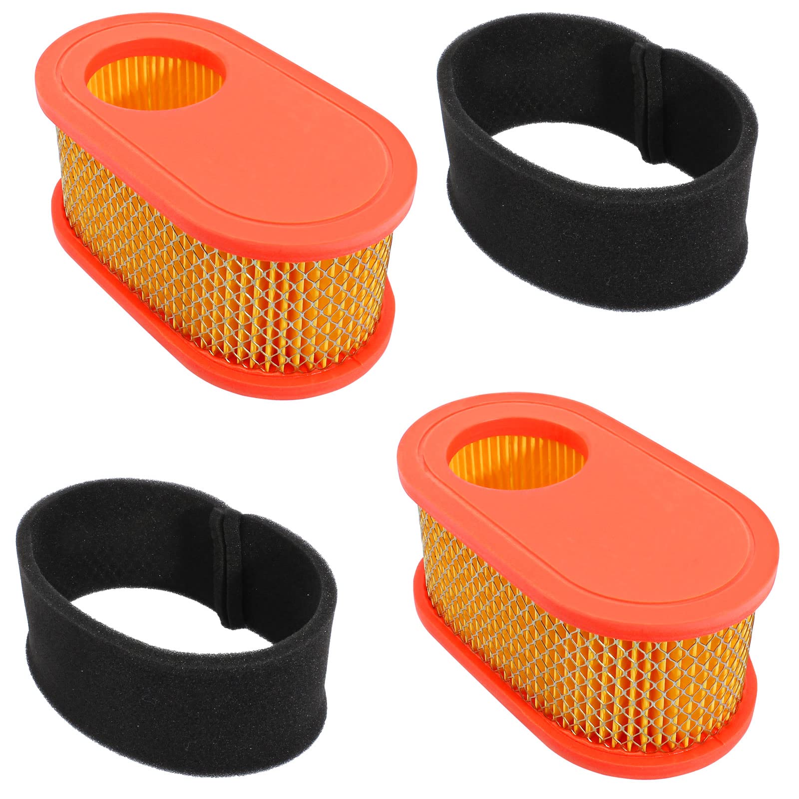 LIYYDS 2Pcs Filter Compatible with Craftsman Huskee MTD Troy Bilt 751-12260 937-05065 937-05065A 951-12256 951-12260 CC30 CC760 CC760ES LS27CC LS33CC CS2210 33904 LT1500 R1000 RER1000 T1000 T1200