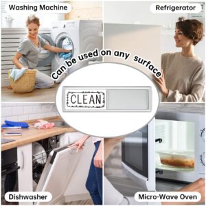 Dirty Clean Dishwasher Magnet,Dishwasher Magnet Clean Dirty Sign Magnet for Dishwasher Dish Bin That Says Clean or Dirty Dish Washer Refrigerator for Kitchen Organization and Storage Necessities