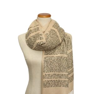 Universal Zone Darcy's Letter to Elizabeth from Pride and Prejudice by Jane Austen Shawl Scarf Wrap