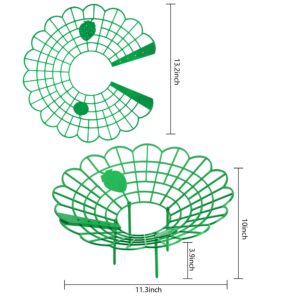 Iceyyyy 6Pack Strawberry Supports - Strawberry Plant Support Stand Strawberry Growing Racks Protector Strawberry Growing Frame Holder Cage (6, B)