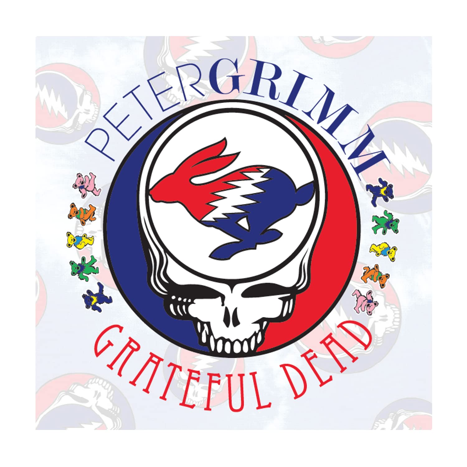 Peter Grimm, Grateful Dead Bucket Hat, Unisex (Jagger Bucket) Blue