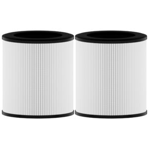 hichoryer b-d02l replacement filter, compatible with mooka b-d02l&koios b-d02l air purifier and vewior b-d02u air purifier, 3-in 1 h13 true hepa filter, 2 pack