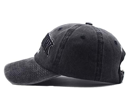 Women &Men New-York Letter Baseball Cap - Vintage Washed Denim Twill Dad Hat for Women Men