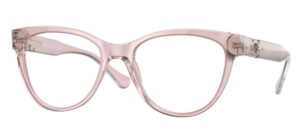 eyeglasses versace ve 3304 5339 transparent pink