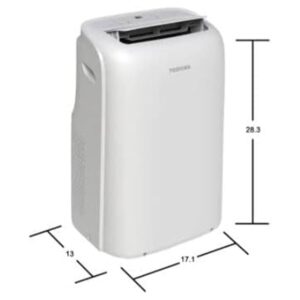 (Renewed) Toshiba 8,000 BTU 115-Volt Portable Air Conditioner for rooms up to 250 sf