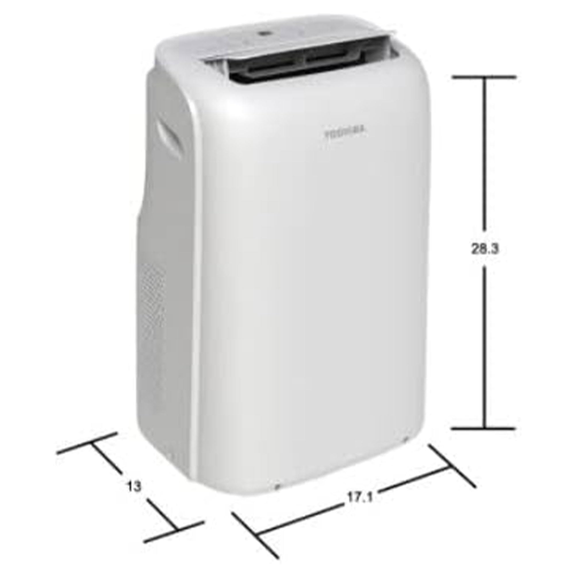 (Renewed) Toshiba 8,000 BTU 115-Volt Portable Air Conditioner for rooms up to 250 sf