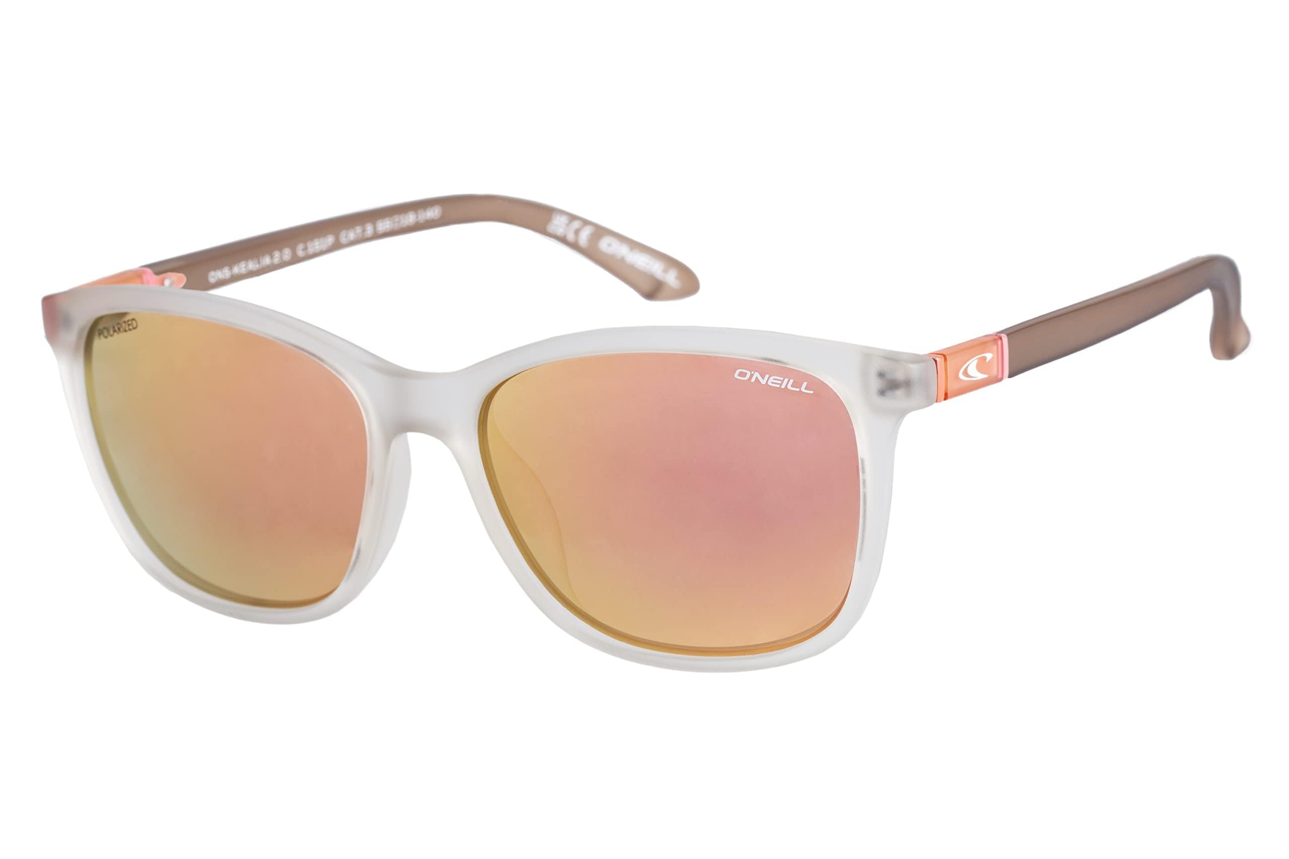 O'NEILL MALIKA 2.0 Polarized Sunglasses, Matte Grey Crystal/Sandy Pink