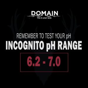 Domain Outdoor Incognito Deer Plot Seed, 1/4 Acre, Create Concealment to and from Stand or Plot, Designed to Grow Tall and Withstand Elements, Fast Growing