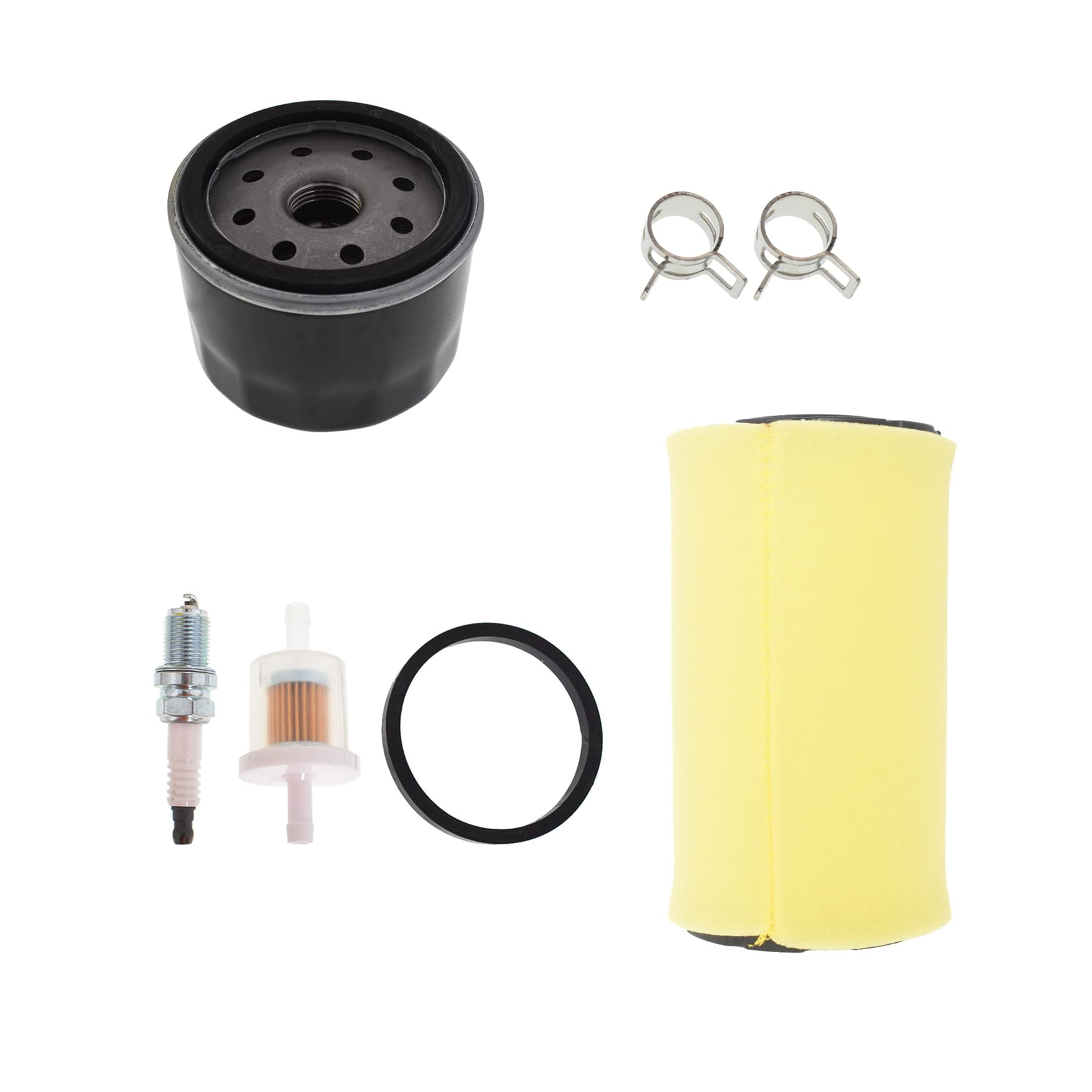 WFLNHB 793569 Air Filter 691035 Fuel Filter Kit Replacement for GY21055 31L777 331707 33M677 492056 LA125 and D120 Lawn Mower