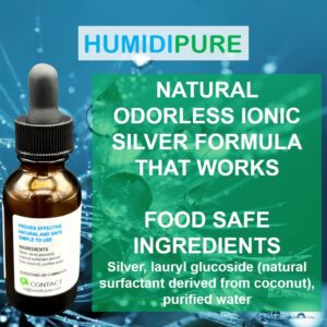 HUMIDIPURE Natural Food Grade Concentrate. 200 day+ Humidifier Treatment Additive*. Prevent Slimy, Crusty and Rusty Buildup. Keep Water Clean and Odor Free