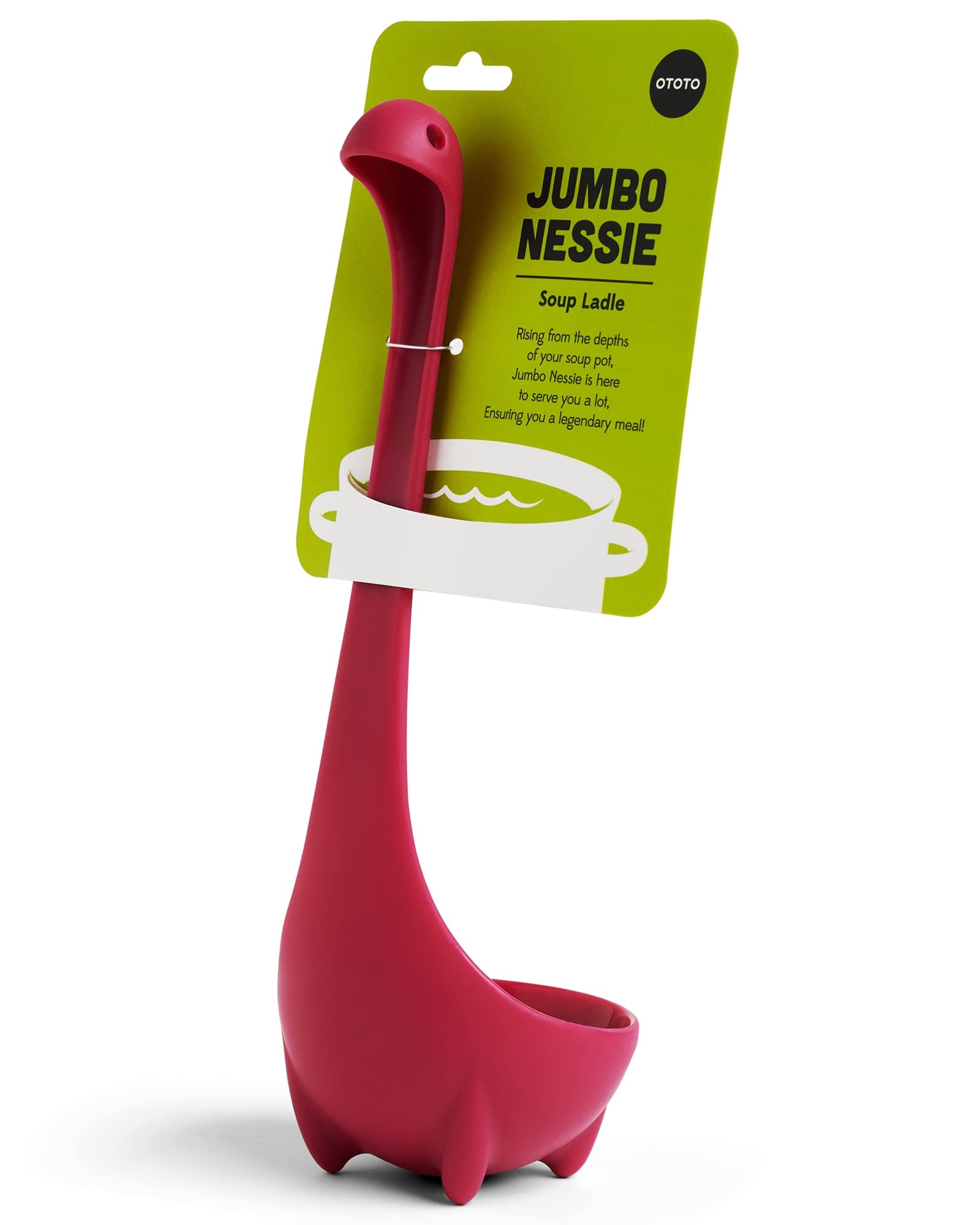 The Original Nessie Ladle by OTOTO - Soup Ladle, Cute Gifts, Funny Kitchen Gadgets, Loch Ness design, Cooking Gifts for Mom - Cute and Practical Kitchen Utensils - Unique Gifts for Women, Mothers Day