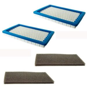 stevens lake parts (2) air filter/prefilter set fits gravely 988100-988103 988105-988107 988110