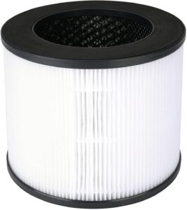 mooka official certified h13 true hepa replacement filter compatible with epi153 air purifier