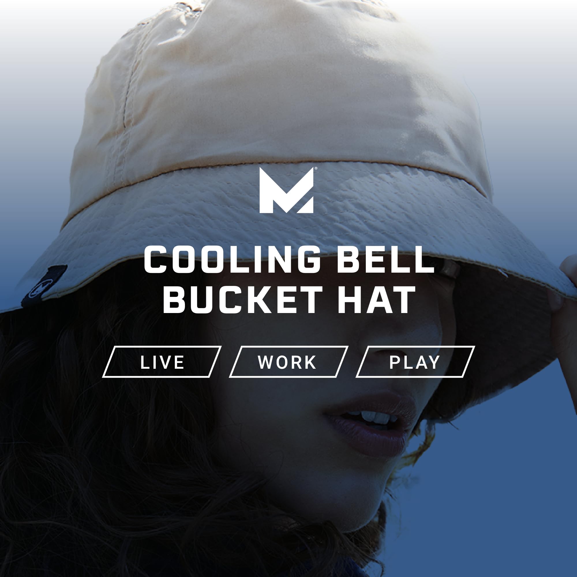 MISSION Cooling Bell Bucket Hat, Khaki - Unisex Hat for Men & Women - Lightweight, Foldable & Durable - Cools Up to 2 Hours - UPF 50 Sun Protection - Machine Washable