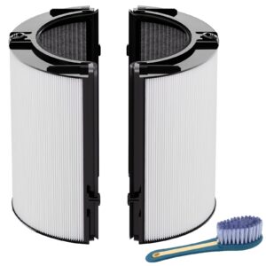 leemone 360° combi 2 in 1 hepa+carbon replacement filter compatible with dyson tp06 hp06 ph02 ph01 ph03 ph04 hp09 tp09 hp07 tp07 tp10 hp10, h13 grade true hepa replacement filter