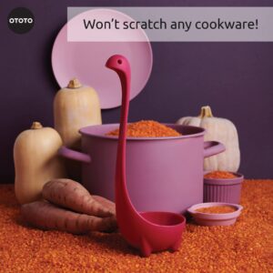 The Original Nessie Ladle by OTOTO - Soup Ladle, Cute Gifts, Funny Kitchen Gadgets, Loch Ness design, Cooking Gifts for Mom - Cute and Practical Kitchen Utensils - Unique Gifts for Women, Mothers Day