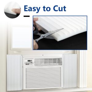 Wintcomfort Window Air Conditioner Side Panel Insulated Foam Kit, All Season Protection Side Panels for Window AC, 17" x 9" x 7/8", White