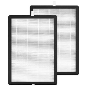 2-pack true hepa gl-fs32 filter compatible with mooka/koios gl-fs32 & azeus gl-fs32 air purifier, 3-in-1 true hepa for mooka gl-fs32 true hepa replacement filter