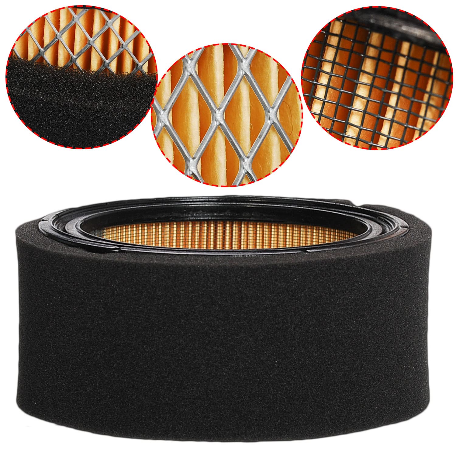 HIFROM (Pack of 1 45 083 02-S Air Filter Pre-Filter Compatible with Kohler K321 K341 K482 K532 K582 M8 M10 M12 M14 M18 M20 Engine Replace 45 083 02 S 45 083 01S