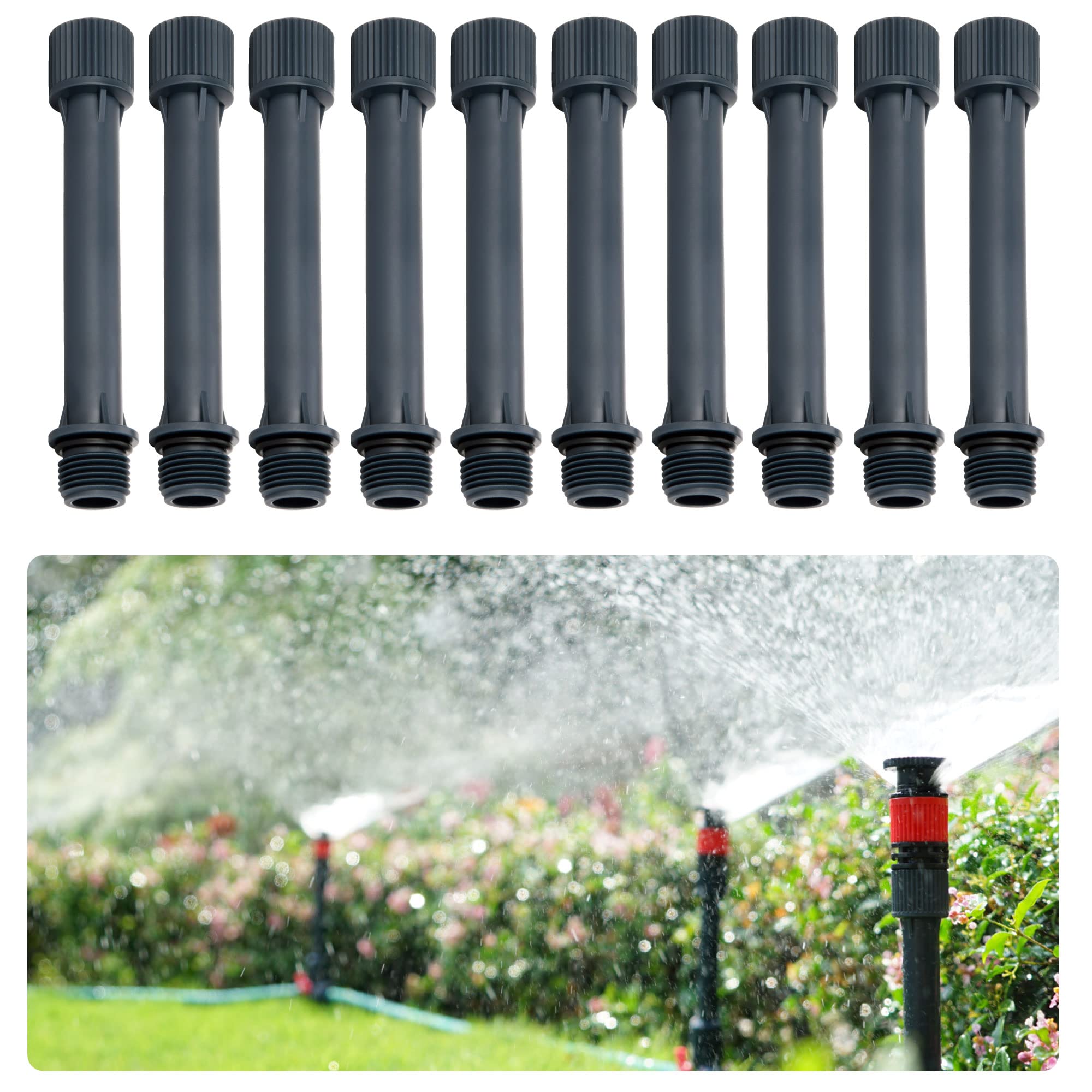 Eden 99999 Sprinkler Extensions 5 inches, 10 pc Set