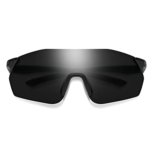 SMITH Reverb Pivlock Sport & Performance Sunglasses - Matte Black Frame | ChromaPop Black Lens