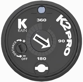 K Rain K2 Pro 3/4" Gear Drive Rotor 5" Pop-Up| 18' - 40' Spray Distance, 40° - 360° Arc Spray Pattern with Full-Circle Gear Driven Rotor | Includes Install Kit (4 Pack)