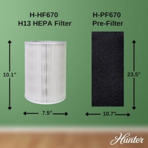 Hunter Fan H-HF670-VP Replacement Value Pack for HP670 Tower Purifier