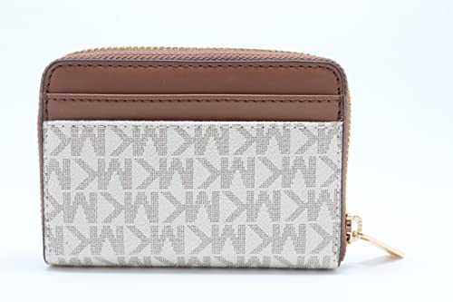 Michael Kors Women's Card Case Wallet, Vanilla, Small