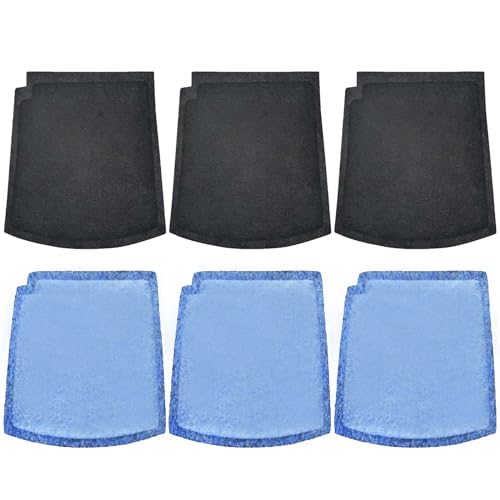 6-Pack 04234G Carbon Replacement Filters Compatible with Hamilton Beach Pet TrueAir Purifier Odor Eliminators - 04383 04384 04530G 04530GM 04531GM 04532GM