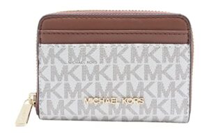 michael kors women's card case wallet, vanilla, small