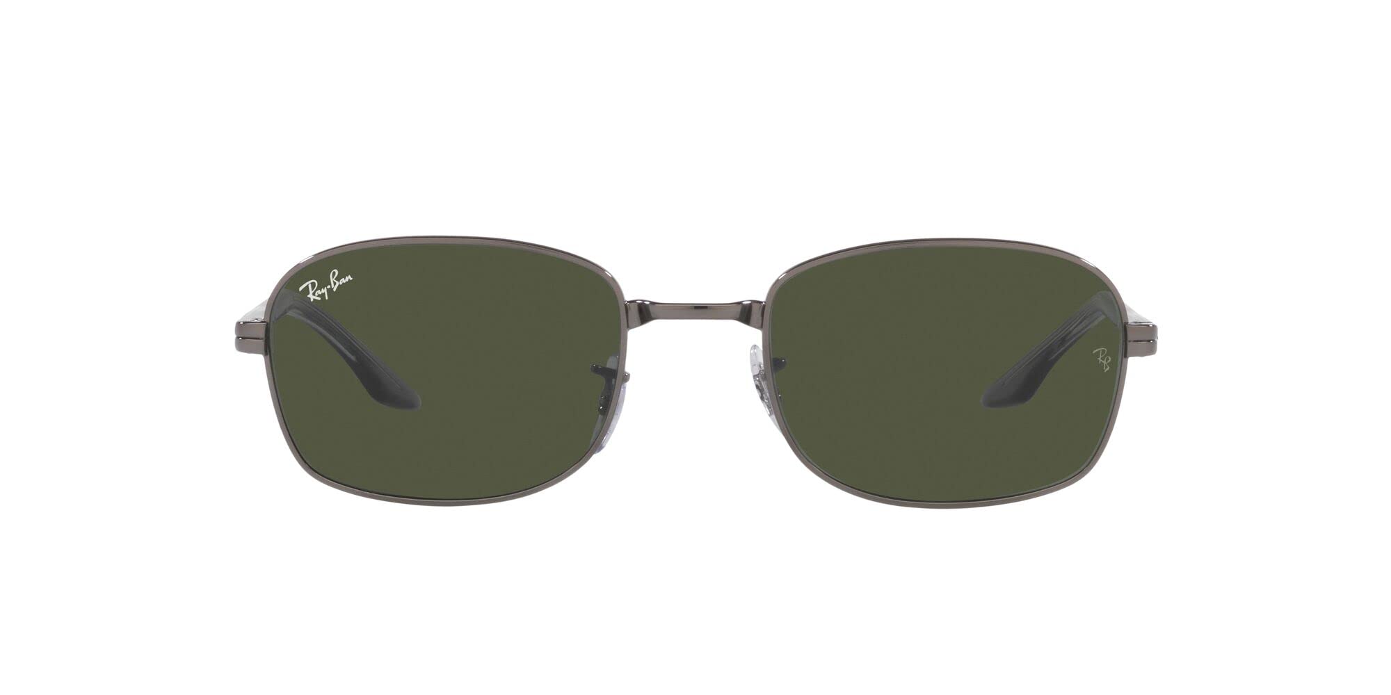 Ray-Ban RB3690 Square Sunglasses, Gunmetal/Green, 51 mm